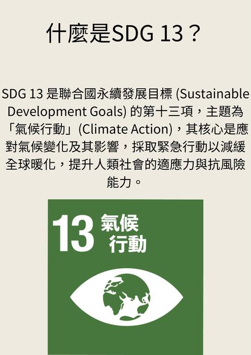 sdgs 13 氣候行動