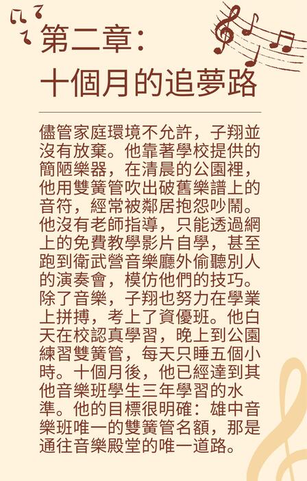 逆風而行 子翔的音樂夢與重生之路 逆風而行 子翔的音樂夢與重生之路