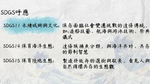 逐浪尋夢 蘭嶼達悟文化與跨族群記憶探尋 (2)