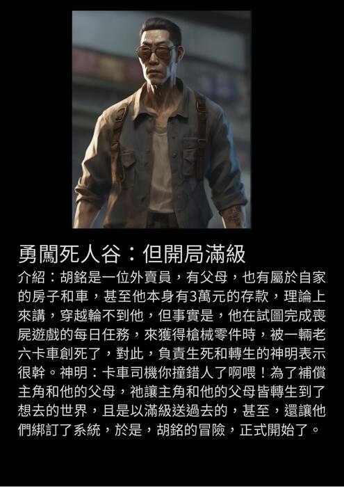 勇闖死人谷:但開局滿級 (1) 勇闖死人谷:但開局滿級 (1)