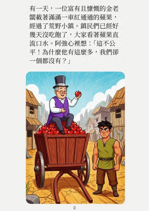 兩座村莊的蘋果 制度與公平的故事 兩座村莊的蘋果 制度與公平的故事