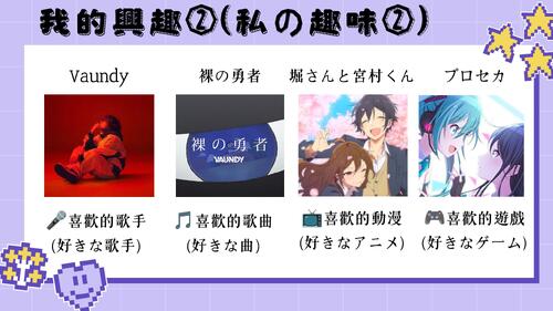 自我介紹 (自己紹介 じこしょうかい)