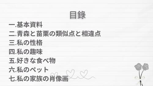日本 自我介紹